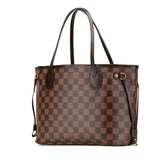 ルイ ヴィトン ダミエ ネヴァーフルPM トートバッグ ハンドバッグ N41359 エベヌ ブラウン PVC レザー レディース LOUIS VUITTON 【中古】